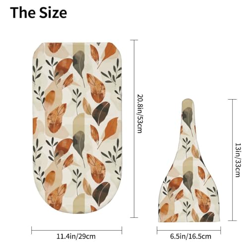 Image of Art Desert Leaf Newborn Swaddle Blankets Hat Sets Soft Baby Receiving Blanket Swaddle Sack for Baby Shower Infant Boy Girl Gift