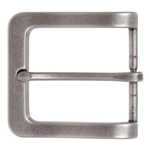 Boucle de ceinture plate rectangulaire 1 1/2 po (39 mm) - Argenté - taille unique Cover
