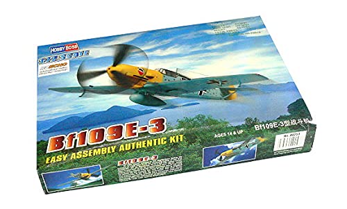 Maquette Bf109E-3 1/72 HobbyBoss 80253 assemblage facile sans défaut