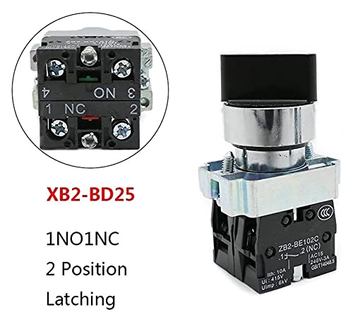 Bouton poussoir auto-réinitialisation ONECM interrupteur 2 positions - 2