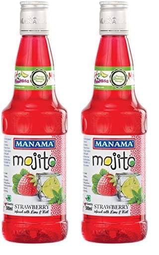 Manama Strawberry Mojito Flavoured Syrup for Mocktails & Cocktails (500ML) (Pack of 2)-picture-54