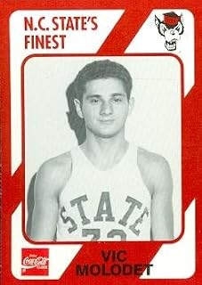 Autograph Warehouse Vic Molodet Basketball Card (N.C. North Carolina State) 1989 Collegiate Collection No.176