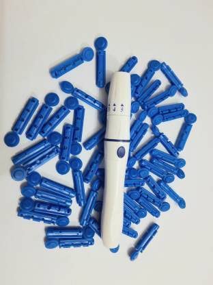 Lancing Device & 100 Glucometer Lancets Glucometer Lancets (100)-image-29
