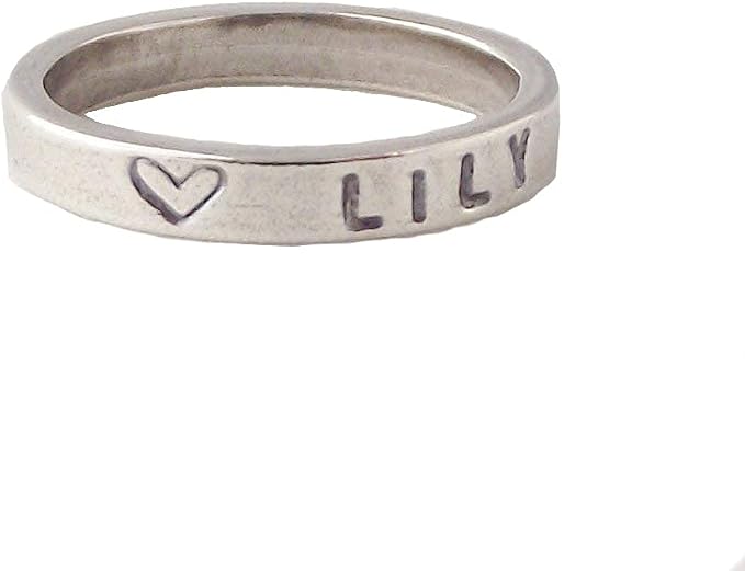 Ring Handmade Silver Personalised Stacking
