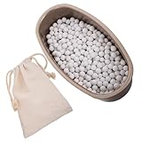 JOINPAYA Backstein aus Keramik 500g für Ofen und Brotbacken Wiederverwendbares Gewicht für Pizza und Torten für Europäisches Backen zu Hause