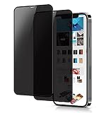 Trop Saint® Film en Verre Trempé iPhone 12 Pro Max - Anti Espion, Anti Spy Privacy Film Protecteur d'Écran Vitre de Protection [2 pièces]