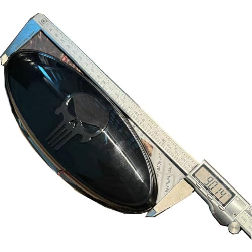 Illuminated Punisher Skull 9 Inch LED Light Car Front Grille Grill Emblem Light Tailgate Emblem Light for 04-14 F150 F250 F350, 11-14 Edge, 11-16 Explorer, 06-11 Ranger