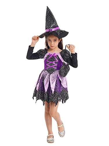 Disfraz de Bruja para Niñas con Sombrero y Bolso miniatura 2