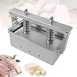 Ysislybin Máquina para Hacer jamón, Herramienta de Prensa de Carnes Prensa de Carne de Acero Inoxidable Prensa De Carne Casera con Doble Resorte De Compresión Herramienta Prensado Rectangular, 1 KG