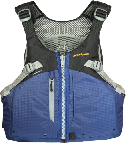 Stohlquist EBB Men's Adult Life Jacket PFD, Small/Medium, Navy Blue