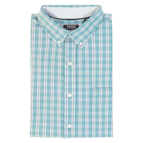 Izod Men's Performance Comfort Long Sleeve Shirt, Adriatic Blue, Medium by IZOD - Used condition - Image 3