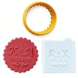 Custom Wedding Cookie Stamp or Fondant Embosser...