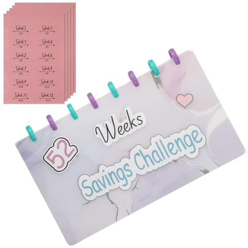 Glenmal 52 Week Savings Challenge Binder