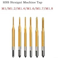 Gewindebohrer M1 bis M1 8 gerade Nut, HSS-beschichtet für präzises Einfädeln in mechanischen und Möbelanwendungen (M1) – Ansicht 5