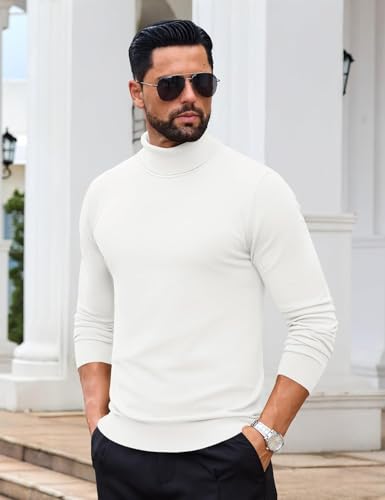 Image of DENIMHOLIC Cotton Turltle Neck Sweater for Man, high Neck Sweater Winter wear for Men Sweaters for Men Winter