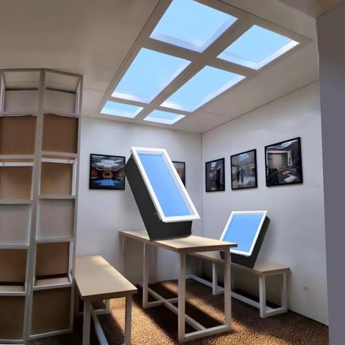 Inteligentne światło sufitowe LED do piwnicy, kuchni, sypialni, salonu, lobby hotelowego i przejścia, naturalnej instalacji światła dziennego Blue Sky Light