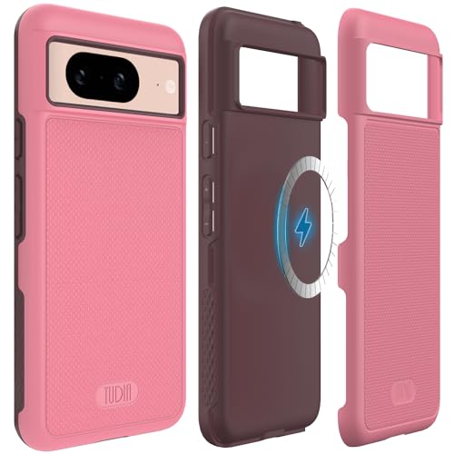 Image of TUDIA MergeGrip Magsafe Compatible for Google Pixel 8 Case - Smokey Pink