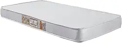 Colchão De Berço D18 Macio Modelo Americano Branco Liso Para Bebê 70x130 B70