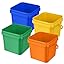 Yellow, Blue, Green, Orange