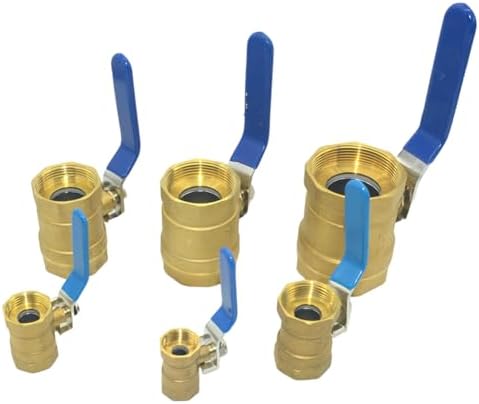 VARMHUS NPT Female Brass Full Port Ball Valve Vinyl Handle WOG1000 (1/2'') — 사진 7