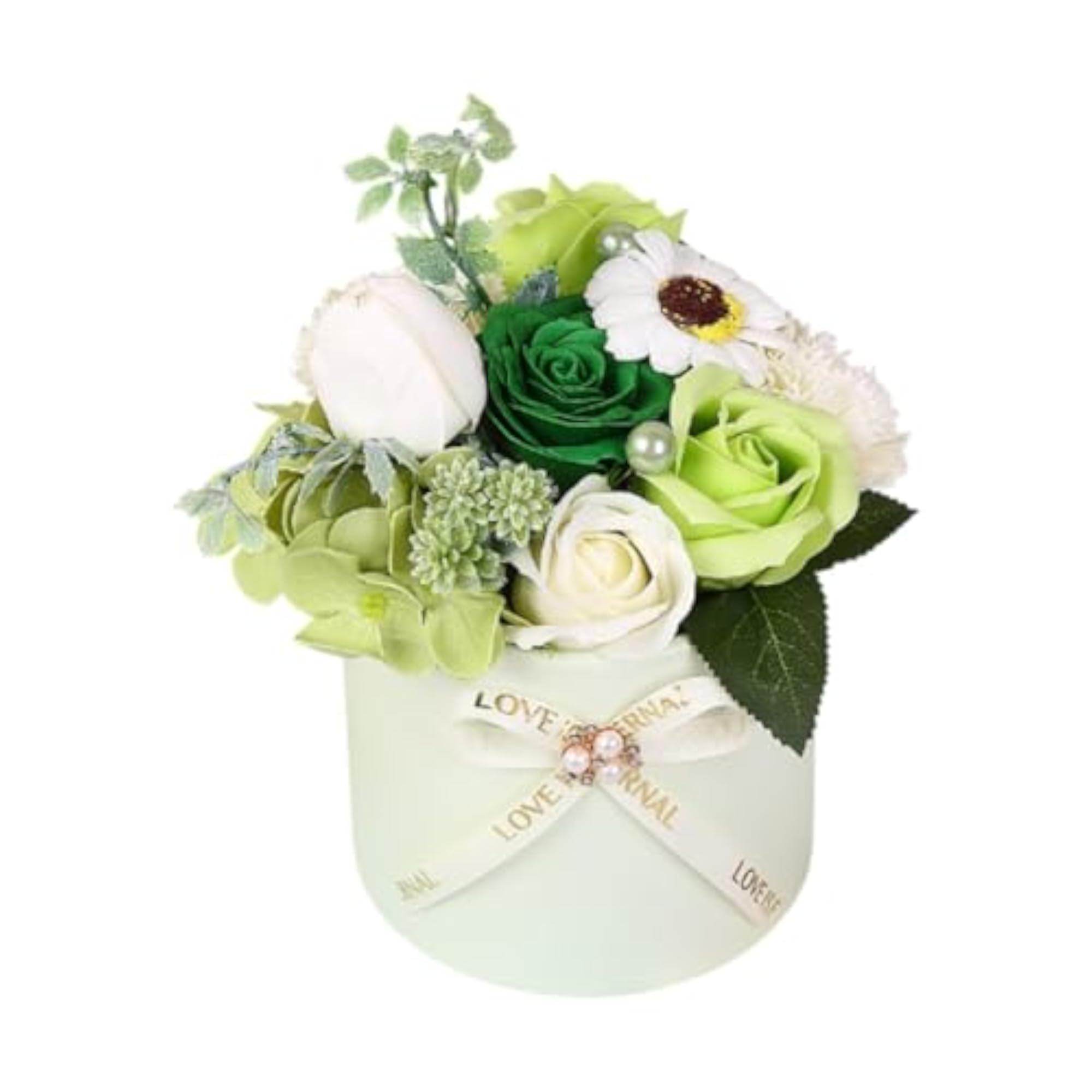 Bath Soap Rose Flower Petals Box for Romantic Gifts