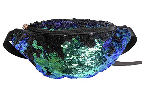 Arsimus Sequin Fanny Pack (Green)