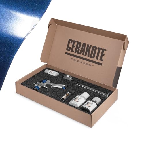 Cerakote FX Starter Kit (Oven Cure) - Liberty FX-104 (Gloss) - Metallic Powder additive for CERAKOTE H-Series Clear Ceramic coatings; Everything Needed to get Started!