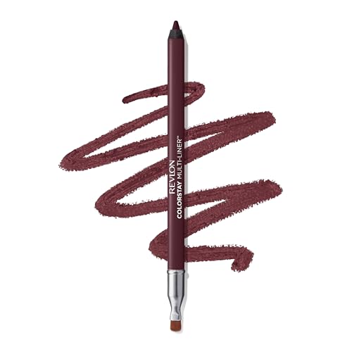 Revlon ColorStay Multi-Liner, lápiz de doble extremo, multiusos para labios, cara y ojos, 010 máquina de travesuras