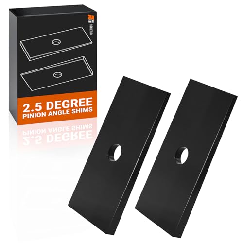 2.5 Degree Steel Leaf Spring Pinion Angle Shims 2PCS Essential Leaf Spring Shim Kit Components for Precise Angle Adjustment by Rogierra - Used condition - US$19.55