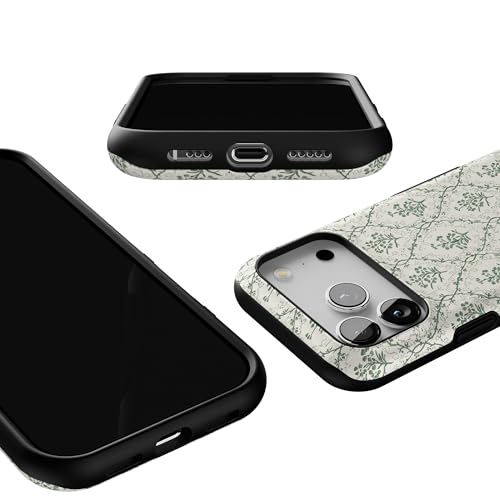Casely iPhone 17 Pro Case | Sage Tapestry | Floral Vines | Bold Protective Design | Compatible with MagSafe by Casely - Used condition - Image 3