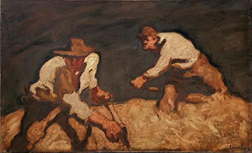 Peinture Poster Impression Faucheurs Albin Egger Lienz Toile Premium Déco 60x90