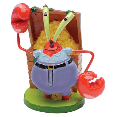 Penn-Plax Nickelodeon Spongebob Squarepants Mr. Krabs Mini Resin Ornament [Set of 3]