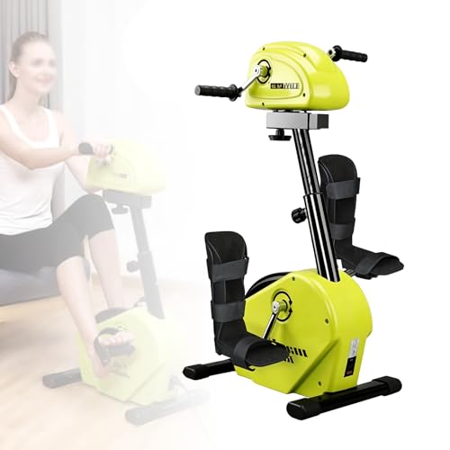 KUSOLE Bicicleta de Ejercicio con Pedales eléctricos, Bicicleta de Ejercicio para Entrenamiento de Miembros Superiores e Inferiores, con Resistencia de Bicicleta, Modos Manual/eléctrico Basicmodel