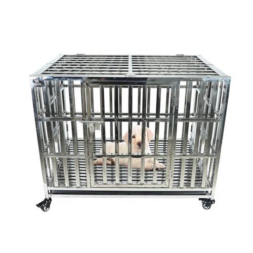 Confote Heavy Duty Stainless Steel Dog Cage