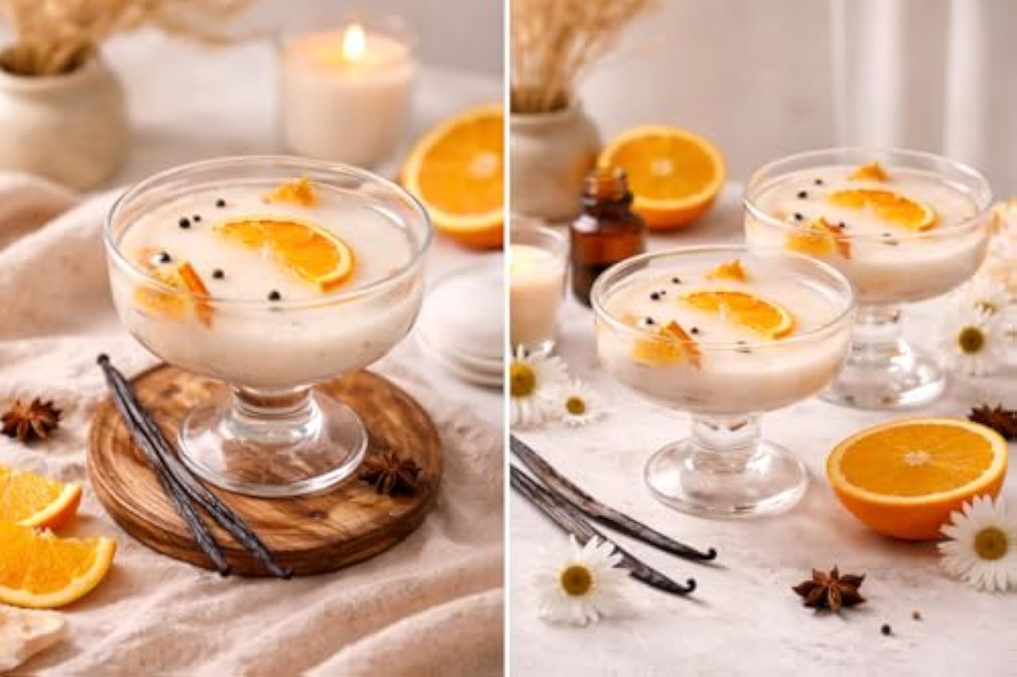 Burn Haus Mocktail Candle, Vanilla Orange Scented, Gift