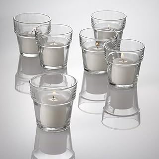Eastland Flower Pot Votive Candle Holder Clear Set of 12