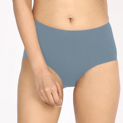 Image of NYKD (NYP104 Comfortable & Breathable Cotton Panty Set for Women (Pack of 3) | High Rise & Full Coverage Brief with Anti Odor Properties | Super Soft & Concealed Elastic for All Day Comfort