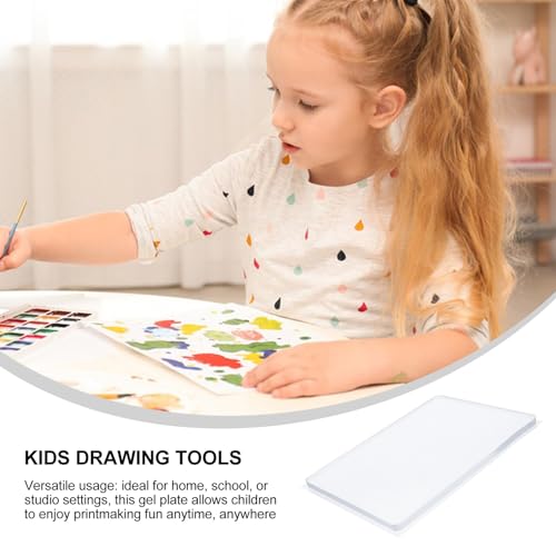 Plaque de gel monoprinting outil art créatif pour scrapbooking réutilisable - 7