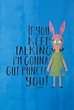 weekly box punch happy planner  Mood Tracker Blank - Womens Bob\'S Burgers I\'M Gonna Gut Punch You