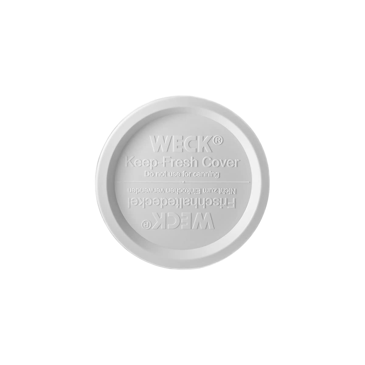 Weck White 5 Storage Lids For Weck® Jar Diameter 80 Mm