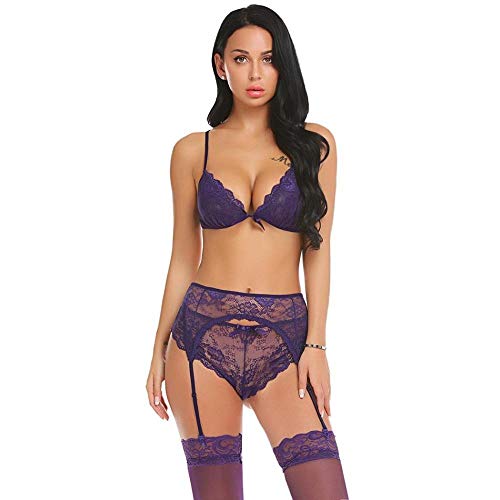Lingerie érotique sexy et bas dentelle pour soirée romantique