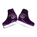 Fnacuody Figure Skate Boot Covers Adult Protective Roller Skating Figure Shoe Cover Velvet Accessories Shiny Rhinestone Skate Boot Covers for(Purple,US 4)