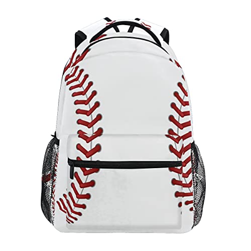 Nander Backpack Travel Sport Baseball Print Pattern School Bookbags Shoulder Bag For Mens Boys #TOP1