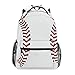Nander Backpack Travel Sport Baseball Print Pattern School Bookbags Shoulder Bag for Mens Boys