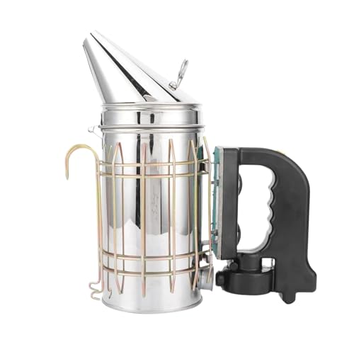 BHYJSC Beekeeping, Electric Hive Smoker, Stainless Steel, with Handle