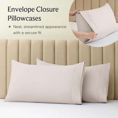 Image of LuxClub 3 PC Twin Sheet Set, Deep Pockets Wrinkle Free Cooling Bed Sheets Hotel Bedding for Women, Men, Kids & Teens, Includes 1 Fitted Sheet, 1 Flat Sheet and 1 Pillowcase-Silky Soft Linen