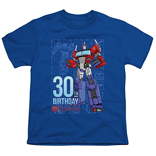 LOGOVISION Transformers 30th Birthday Unisex Youth T Shirt, Transformers 30th Birthday, X-Large