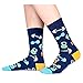HAPPYPOP Weight Lifting Socks - Powerlifting Bodybuilder Gifts For Him Her, Gym Socks For Men