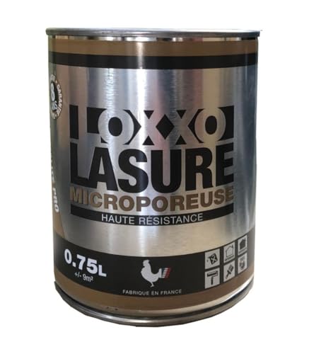 LOXXO - Loxxo Lasure Bois - Haute Résistance 8 ans - Satin - Conditionnement 0,75L, Couleur TECK