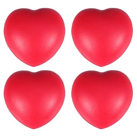 ORFOFE Ball Party Relieve Reliever Exercise Reducing Balls Favor Decompression Hand Anti- stress Cake Kid Heart- shaped for Relaxation Sensory Toy Topper Stress Pressure Christmas Cover